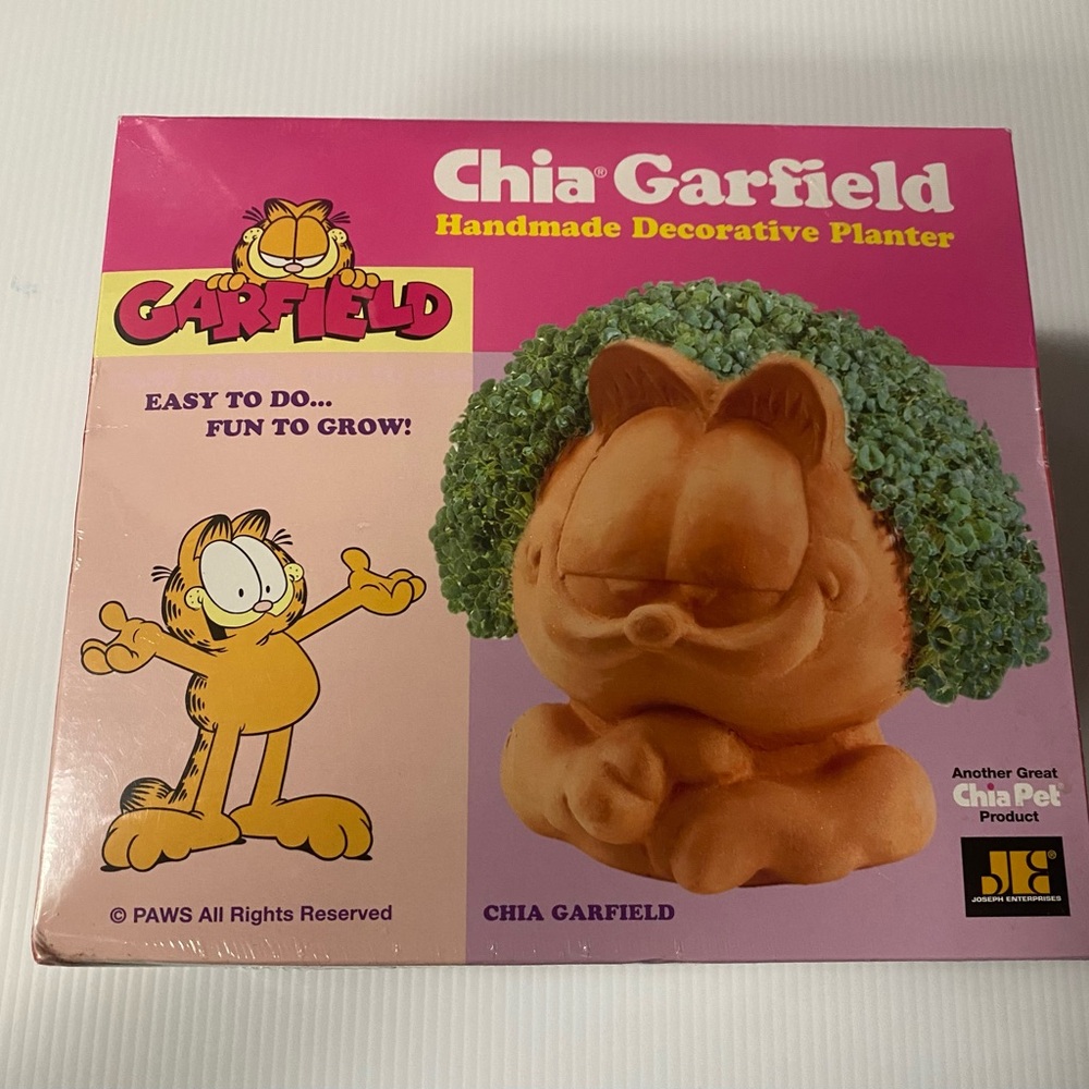 Garfield Chia Pet 2006 - New In Box Sealed